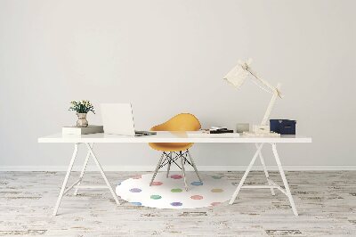 Bodenschutzmatte Bunte Punkte