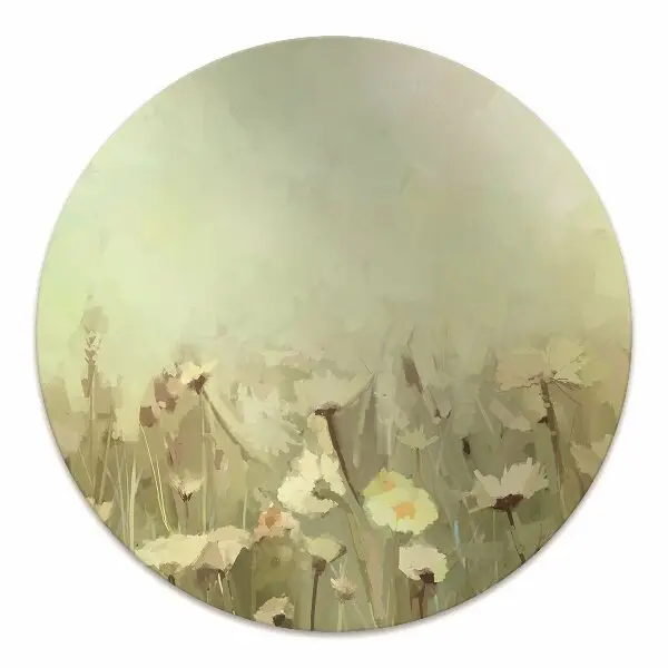bodenschutzmatte schreibtischstuhl Feldblumen
