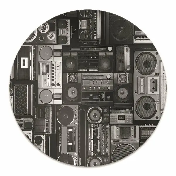 bodenschutzmatte bürostuhl Alte Schule Boombox.