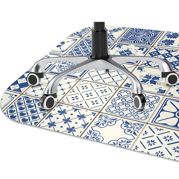 Stuhlmatte für Hartböden Azulejos Fliesen