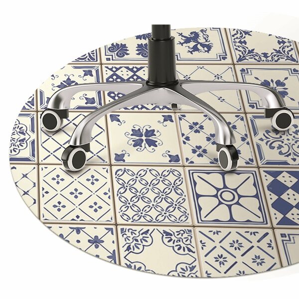 Stuhlmatte für Hartböden Azulejos Fliesen