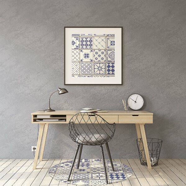 Stuhlmatte für Hartböden Azulejos Fliesen