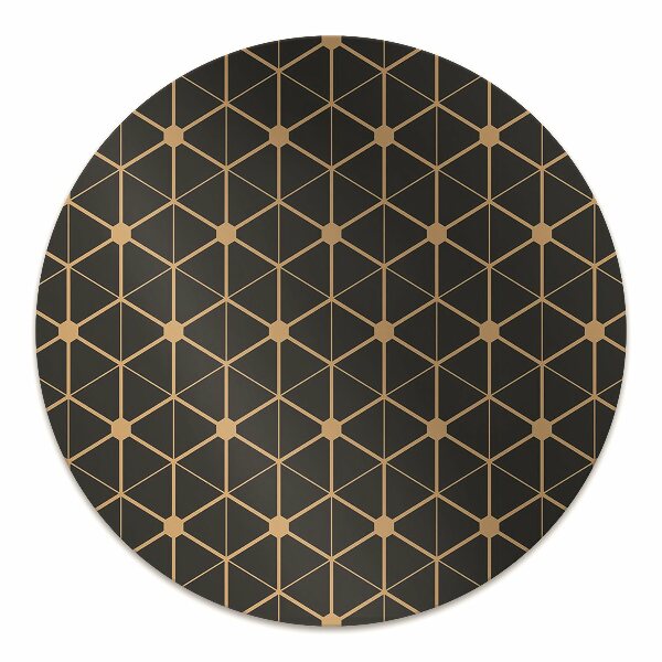 Stuhlmatte für Hartböden Hexagonal