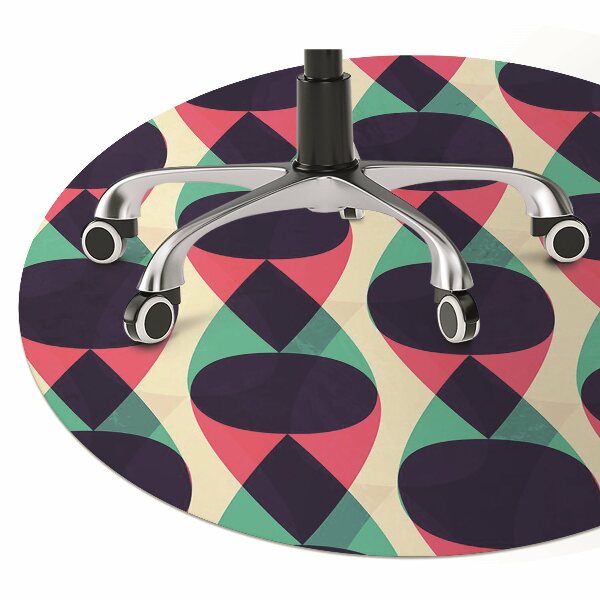 Stuhlmatte Buntes Muster