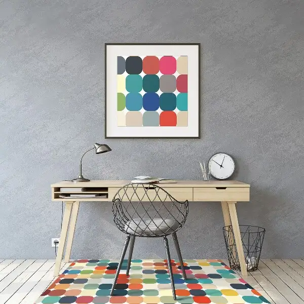 bodenschutzmatte schreibtischstuhl Geometrisches Muster