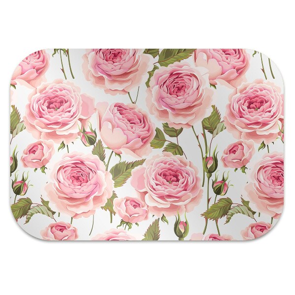 Stuhlmatte für Hartböden Schöne Rosen