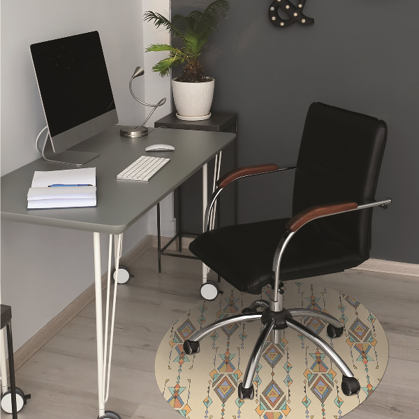 bodenschutzmatte bürostuhl Aztec-Stil