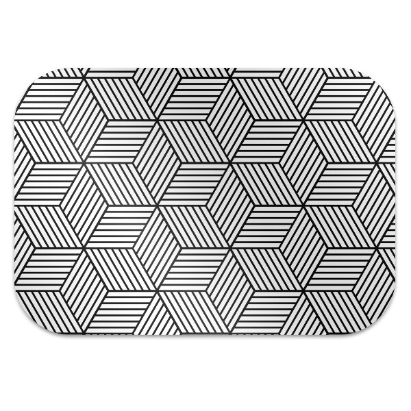 bodenschutzmatte schreibtischstuhl Geometrische Illusion.