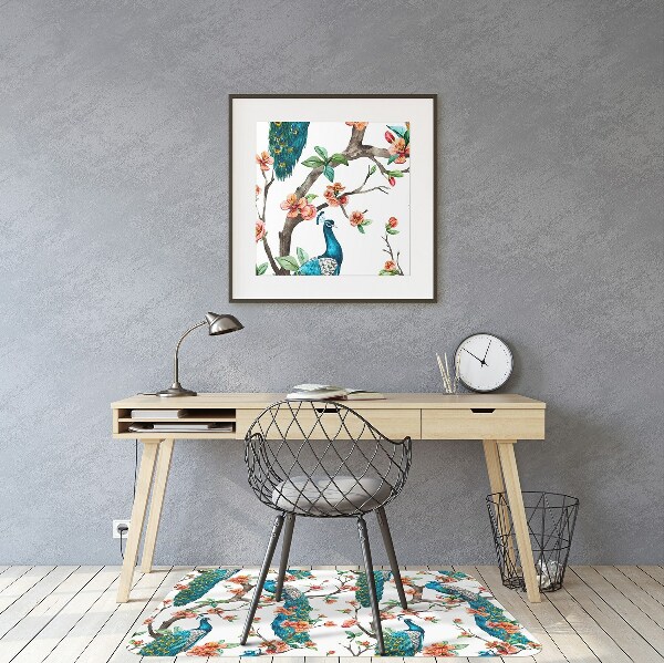 Stuhlunterlage Bunter Pfau