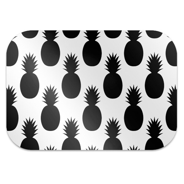Bürostuhlunterlage Schwarze Ananas