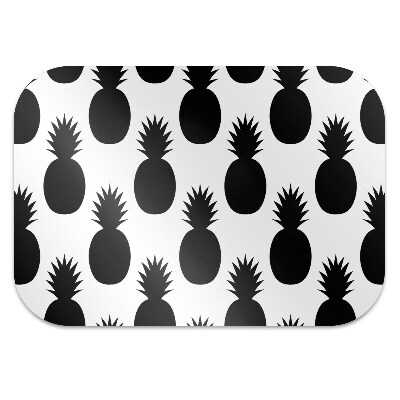 Bürostuhlunterlage Schwarze Ananas