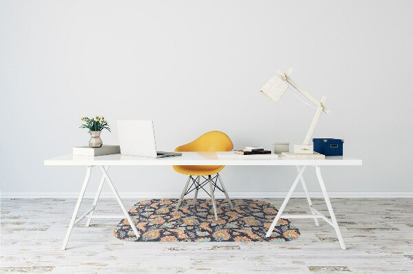Stuhlmatte für Hartböden Paisley