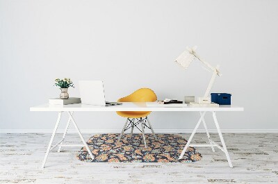 Stuhlmatte für Hartböden Paisley