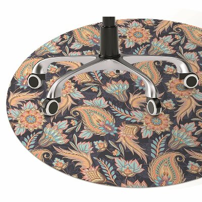 Stuhlmatte für Hartböden Paisley