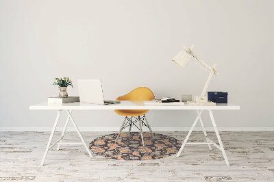 Stuhlmatte für Hartböden Paisley