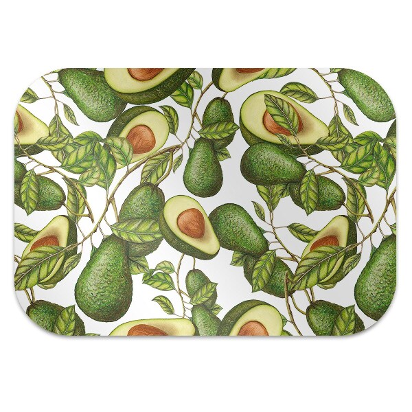 Stuhlmatte für Hartböden Eine Avocado
