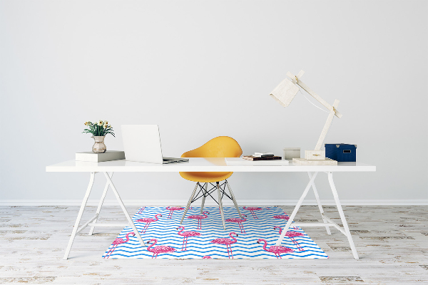 Bodenschutzmatte Flamingos