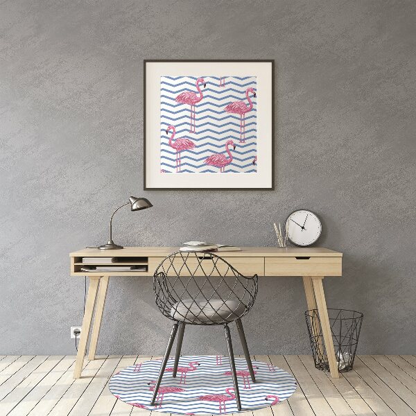 Bodenschutzmatte Flamingos
