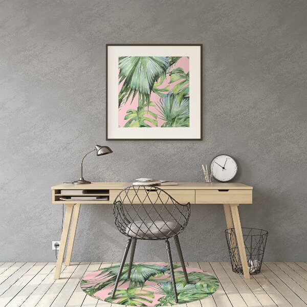 bodenschutzmatte schreibtischstuhl Botanische Kunst