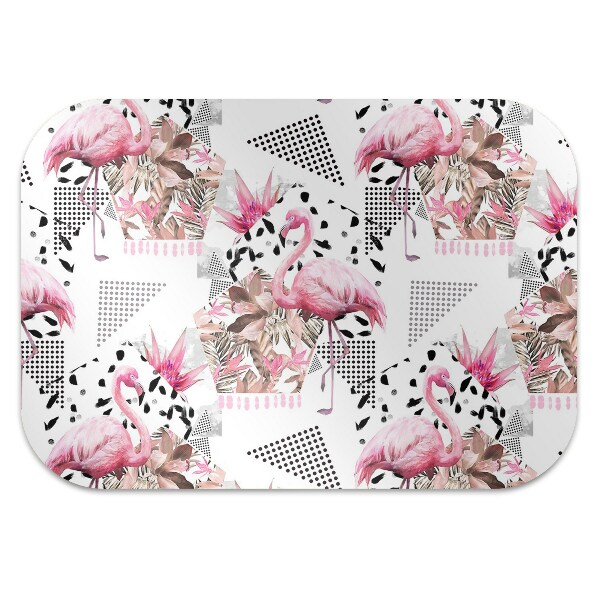 Stuhlmatte Flamingos