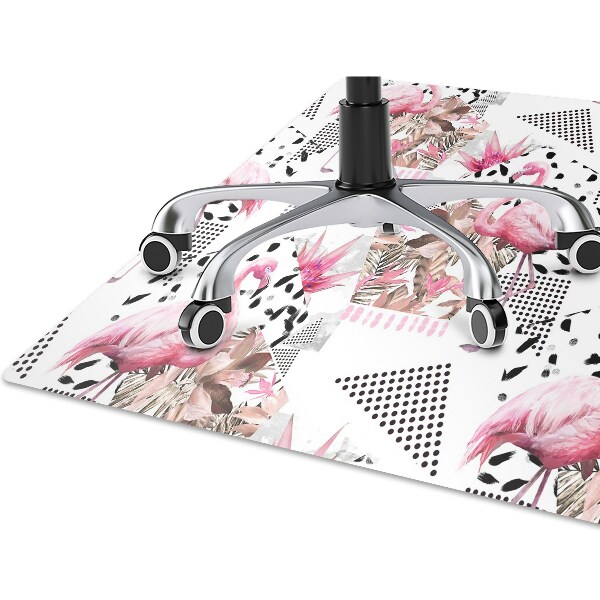 Stuhlmatte Flamingos