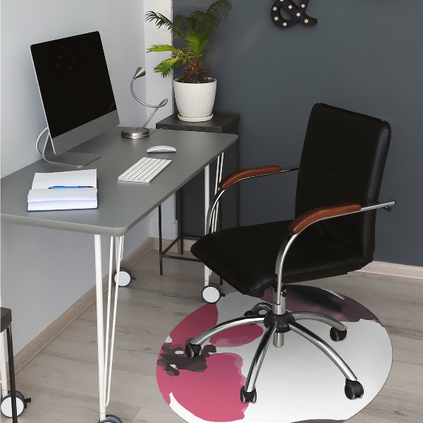 Bürostuhlunterlage Schöne Blumen
