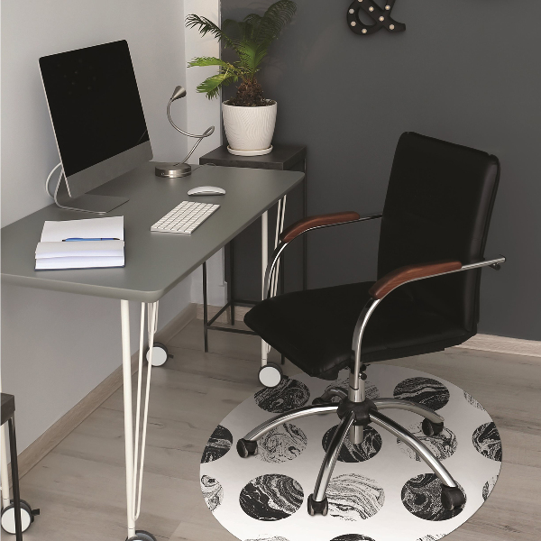 Bürostuhlunterlage Gemusterter Mond