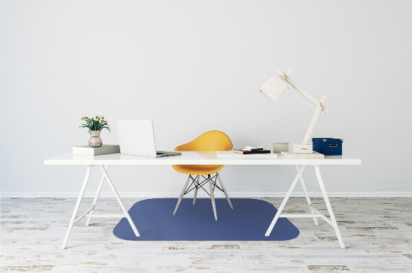Bürostuhlunterlage Blau