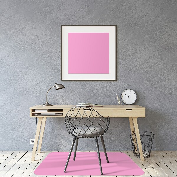 bodenschutzmatte schreibtischstuhl Hell-Pink