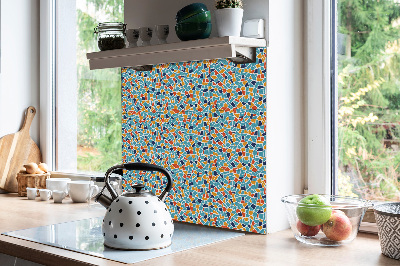 Vinyl wand boden fliesen buntes Mosaik