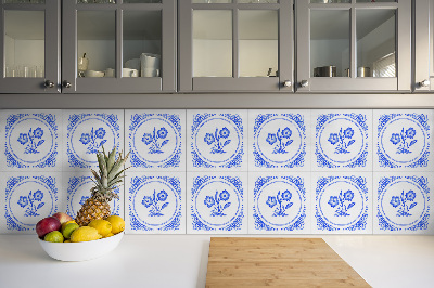 Vinyl wand boden fliesen Azulejos-Blume