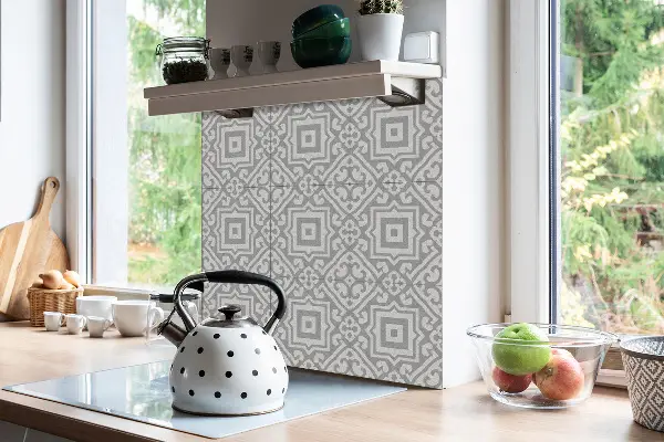 Vinyl fliesen Geometrische graue Muster