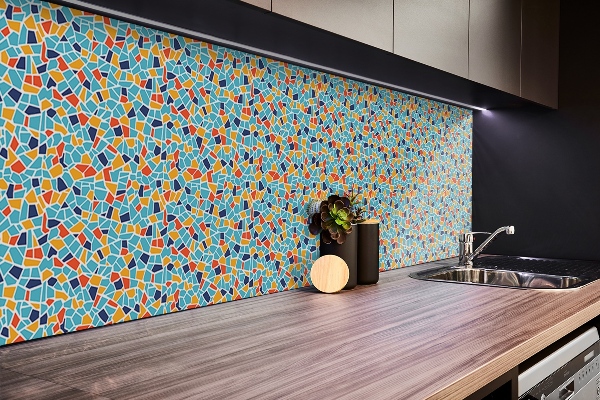 Wandverkleidung kunststoff farbenfrohe Mosaik