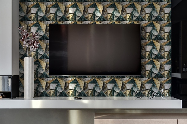 Vinyl wandverkleidung selbstklebend Art Deco Abstraktion