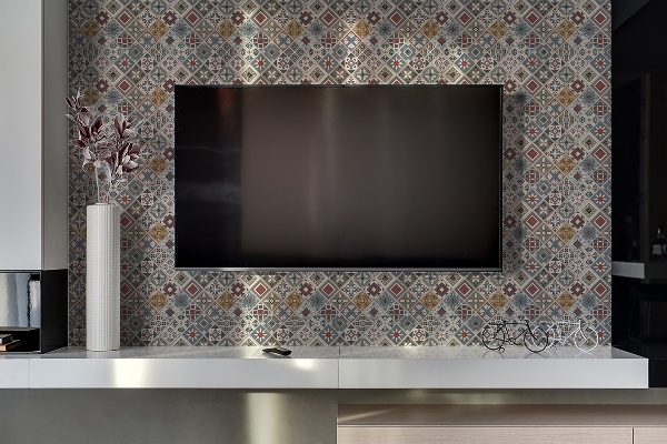 Vinyl wandverkleidung selbstklebend Türkisches Patchwork