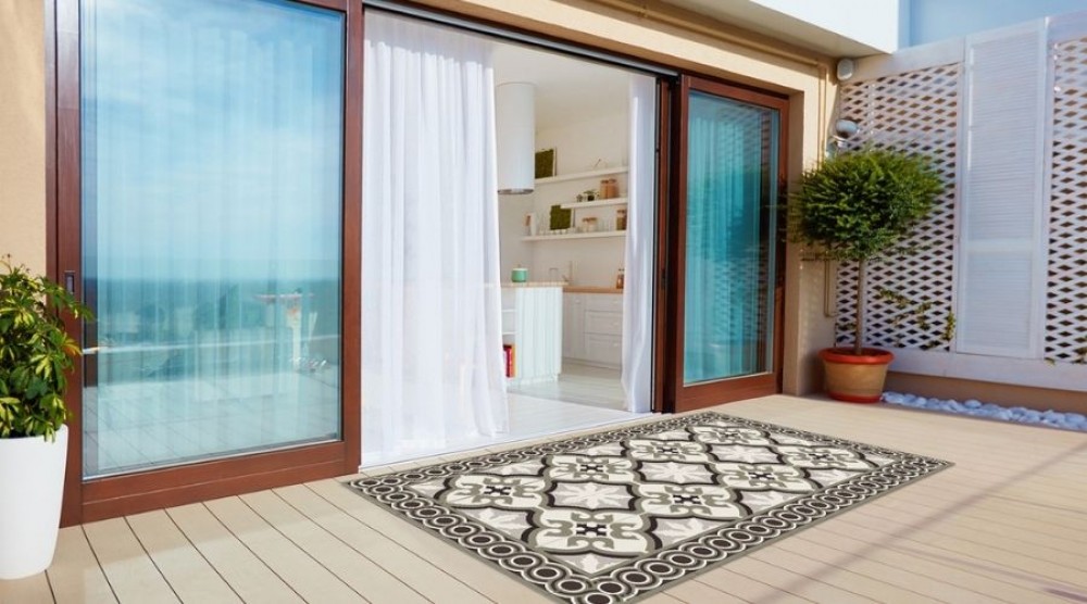 Marokkanischer Terrassenteppich